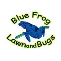 Blue Frog Lawn & Bugs Logo
