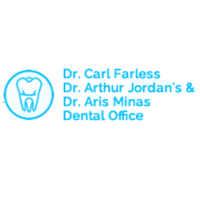 Dr. Carl Farless, Dr. Arthur Jordan's & Dr. Aris Minas Dental Office Logo