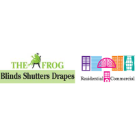 The Frog Blinds Shutters Drapes Logo